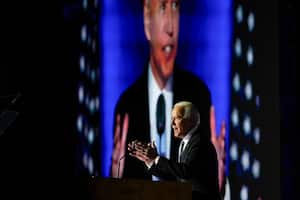 President-elect Joe Biden speaks, Saturday, Nov. 7, 2020, in Wilmington, Del. (AP Photo/Carolyn Kaster)