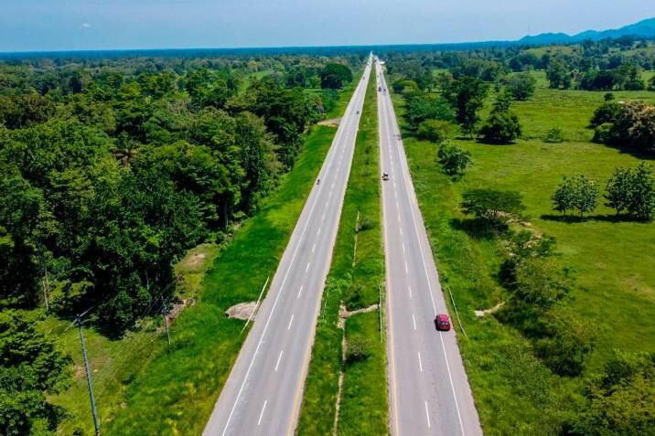 La vía que comunica al departamento de Santander con Cesar