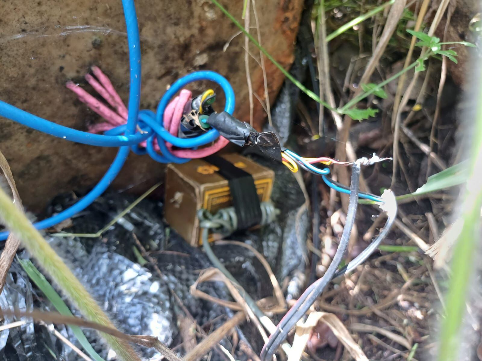 Explosivos instalados en una vía de Nariño.