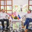 El presidente Gustavo Petro se reunió con su homólogo de Haití, Leslie Voltaire, en La Guajira.