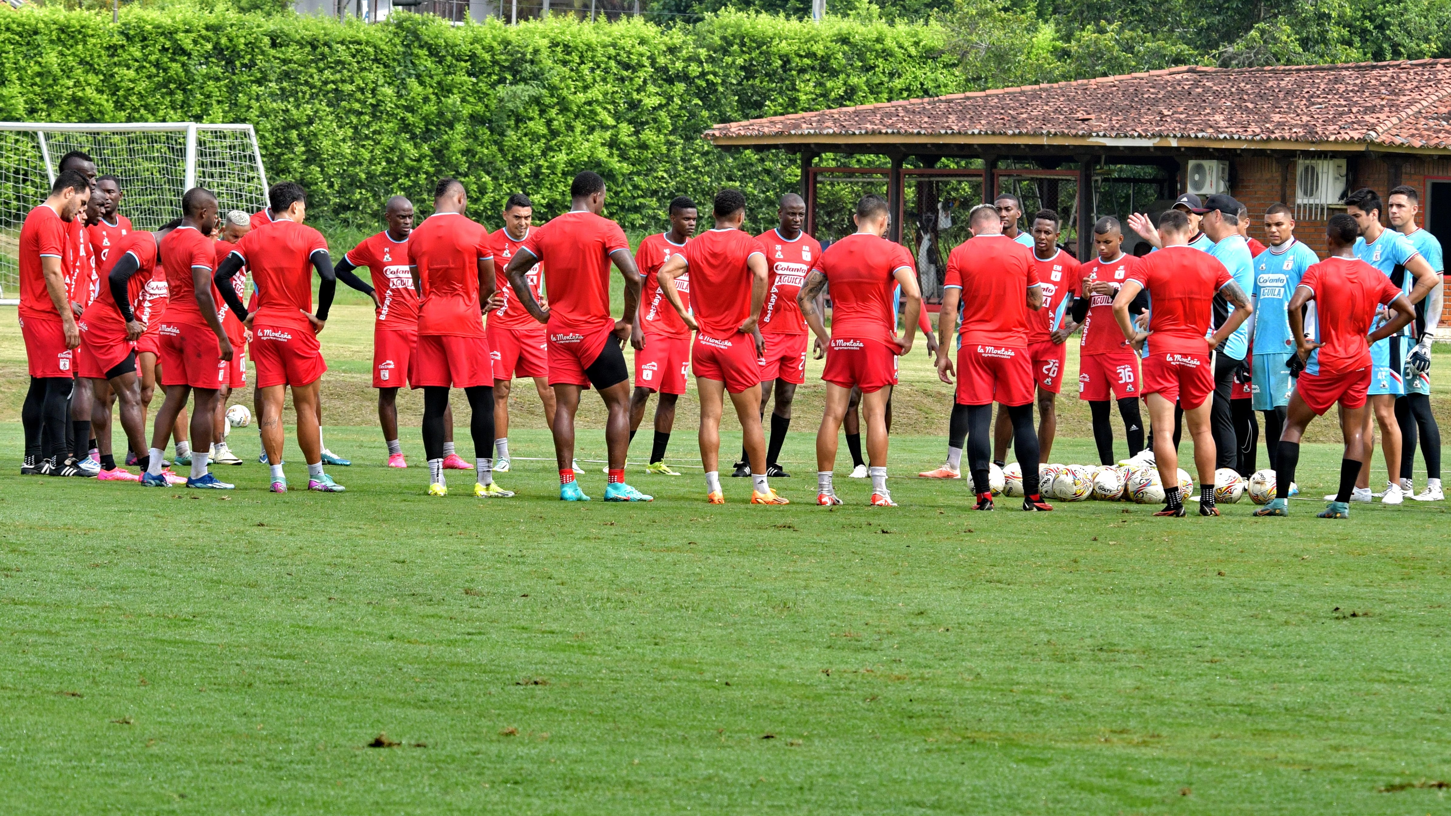 Imagen de la pretemporada de América de Cali.