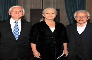 Jean-Marc Laforêt, Julia Salvi y Antonio Miscena.