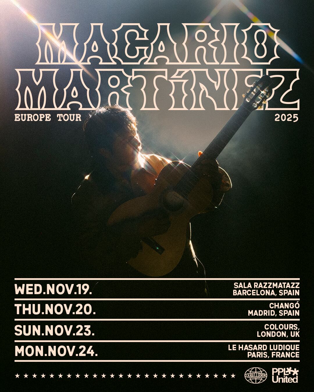 Su actual gira 2025.