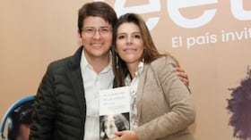 Miguel Uribe Turbay y María Carolina Hoyos Turbay.