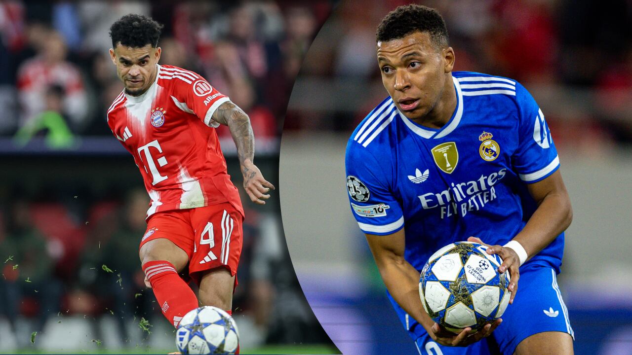 Luis Díaz y Kylian Mbappé vuelven a la acción en la Champions League 2025/26