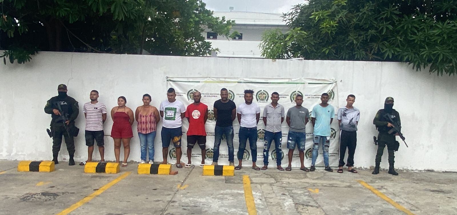 Estos son los capturados señalados de pertenecer a las AGC