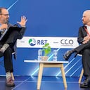 Carlos Enrique Rodríguez, subdirector general de SEMANA, y Pablo Villarreal Ramírez, director general de Unión Temporal Recaudo y Tecnología (UTRYT).