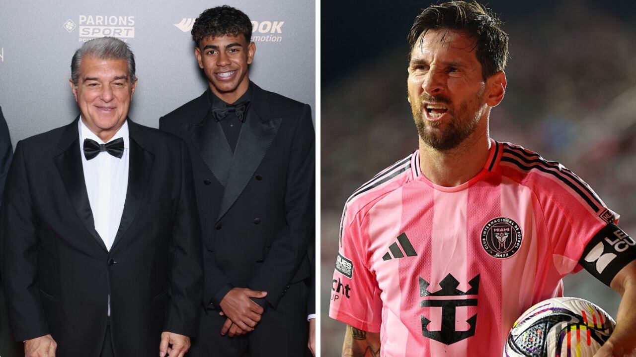 Laporta habla de Messi y Yamal.