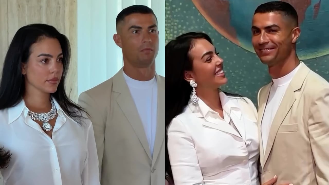 Las reveladoras imágenes de la boda de Cristiano y Georgina
