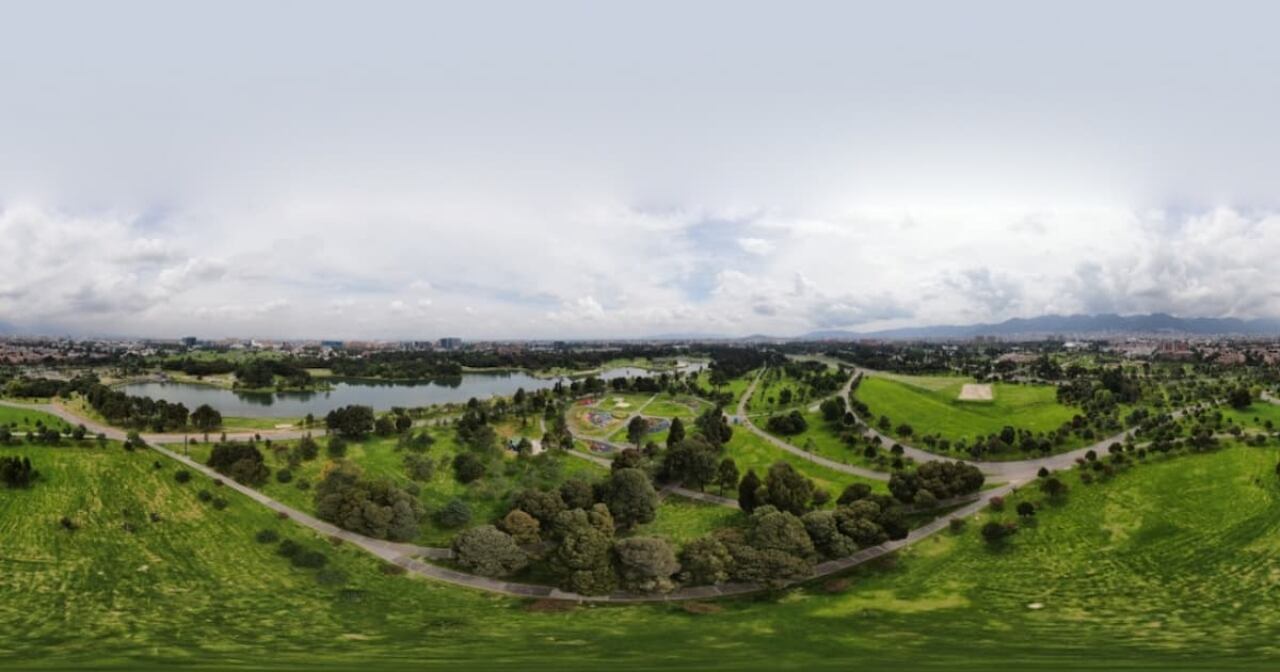 Parque Simón Bolívar, en Bogotá.