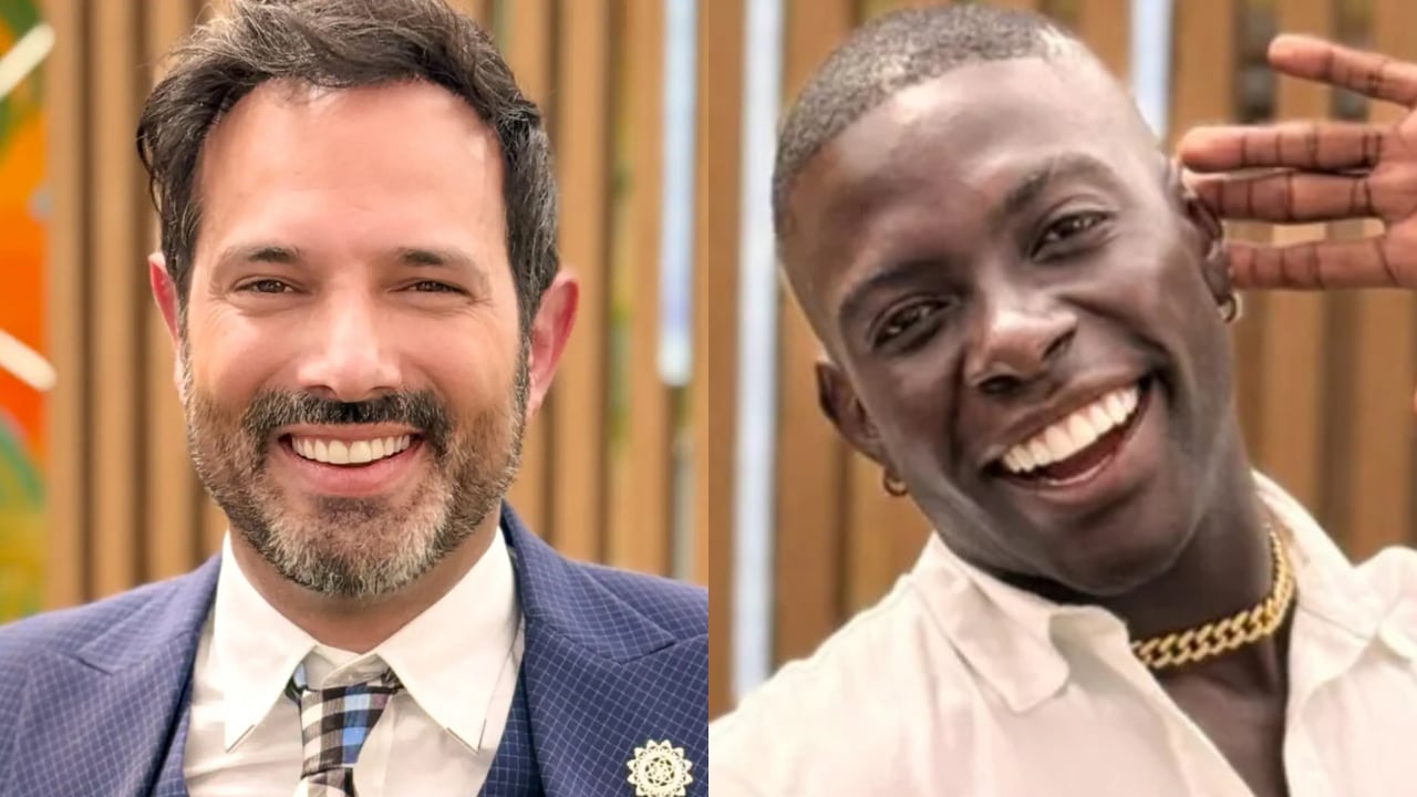 Alejandro Estrada y Campanita en 'La casa de los famosos Colombia 3'.