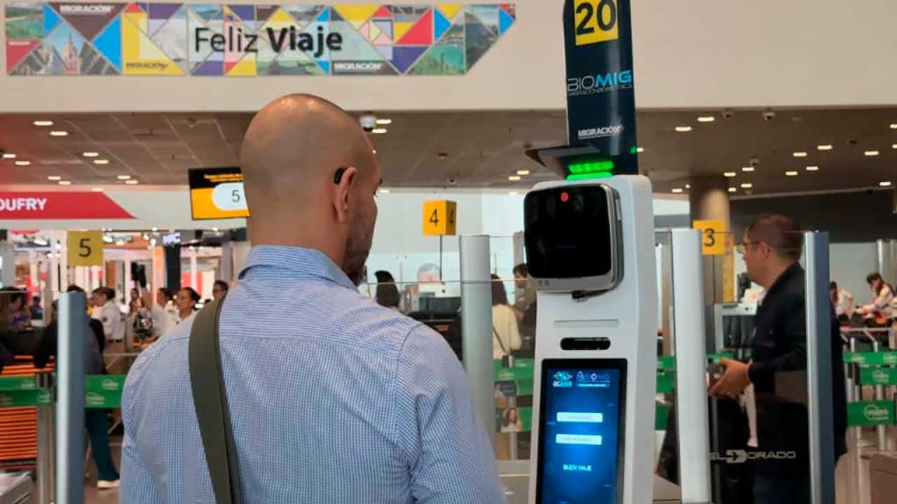 El control migratorio con Biomig instalado en Bogotá.