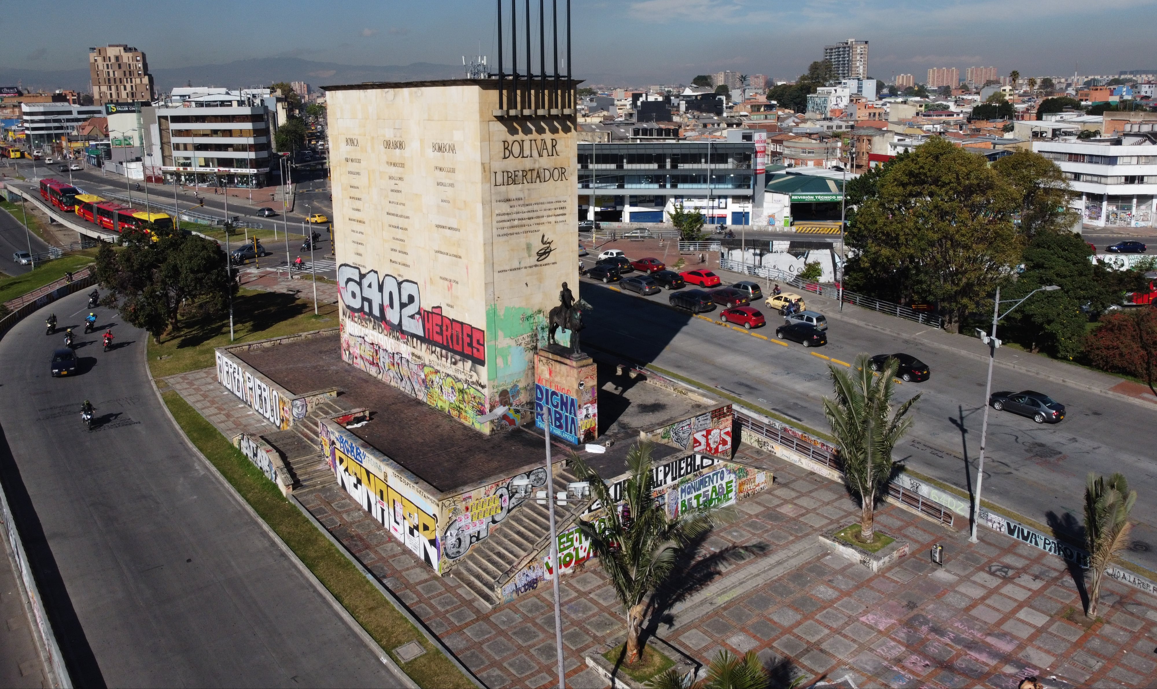 Paro Nacional 19 mayo 2021
Monumento de los heroes