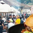 Festival de hamburguesa al Parque en Fómeque, Cundinamarca.