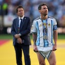 Lionel Messi no viajó con gran parte de la selección a Argentina. (AP Photo/Stephanie Scarbrough)