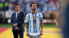 Lionel Messi no viajó con gran parte de la selección a Argentina. (AP Photo/Stephanie Scarbrough)