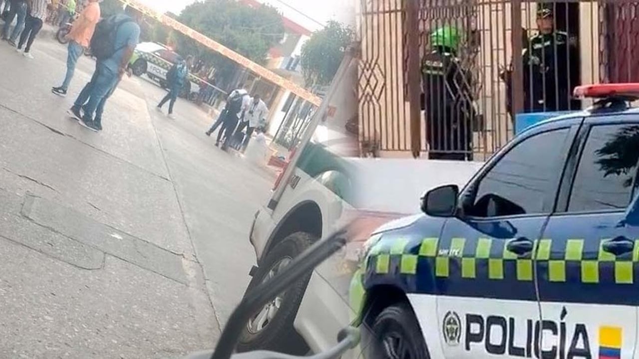 En este lugar fue asesinado un policía en Barranquilla.