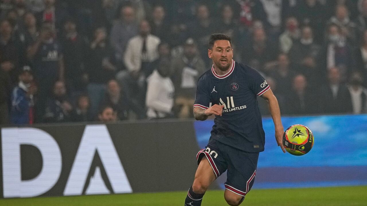Lionel Messi en el París Saint-Germain.