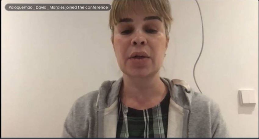 Catalina Mejía, esposa de Memo Fantasma.