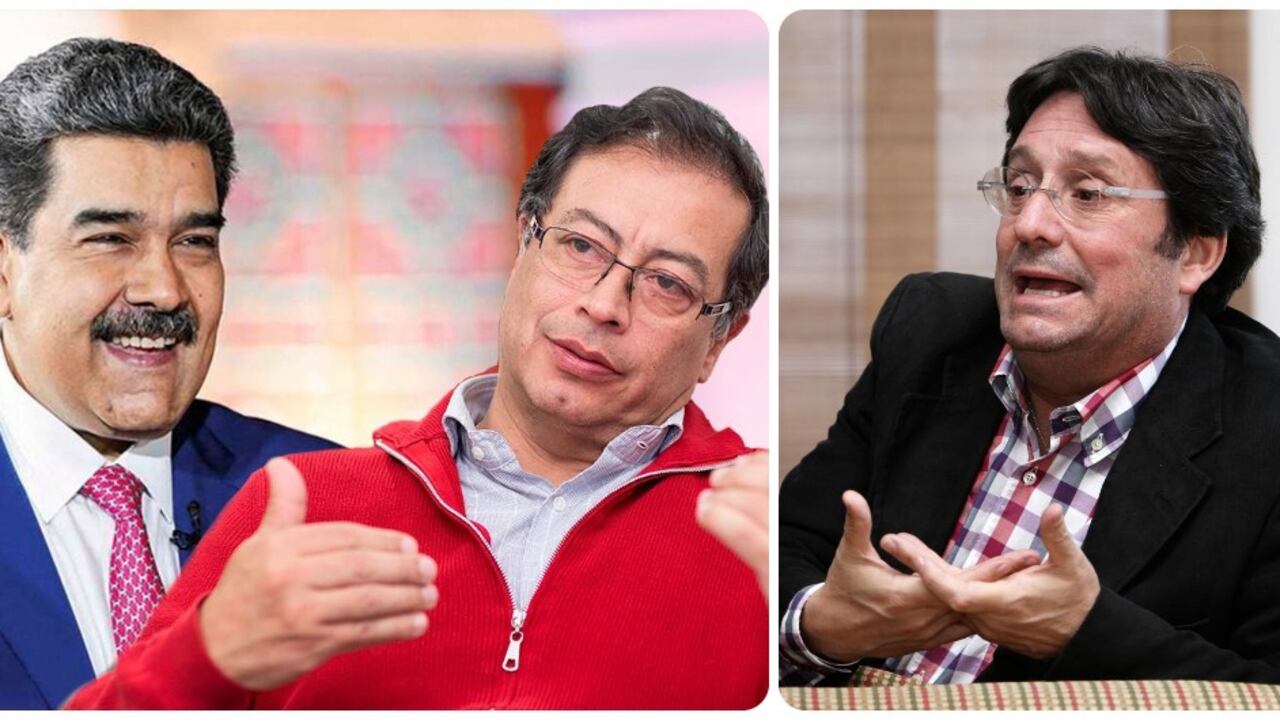 Nicolás Maduro, Gustavo Petro y Francisco Santos.