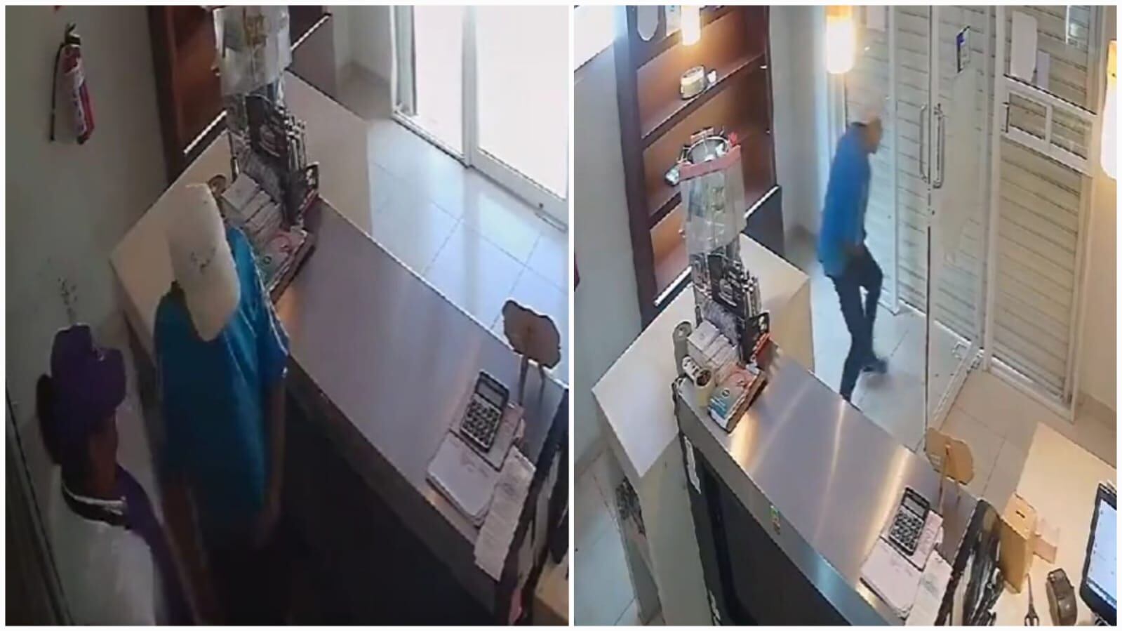 El hecho se registró este lunes (21 de agosto) en una pastelería mexicana.