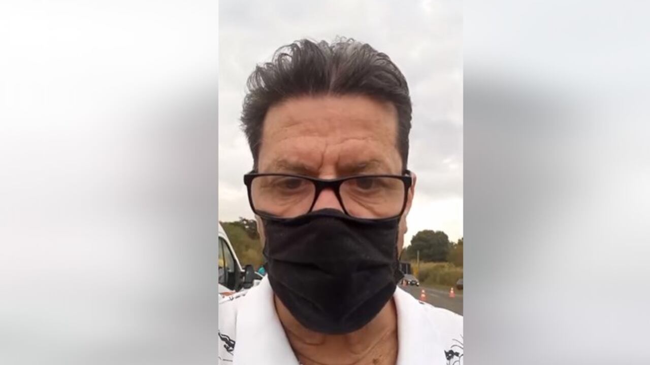 Mientras cubría el accidente, el periodista se enteró que la víctima era su hijo.