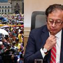 Miles de colombianos volvieron a salir a las calles para manifestarse contra el gobierno del presidente Gustavo Petro.