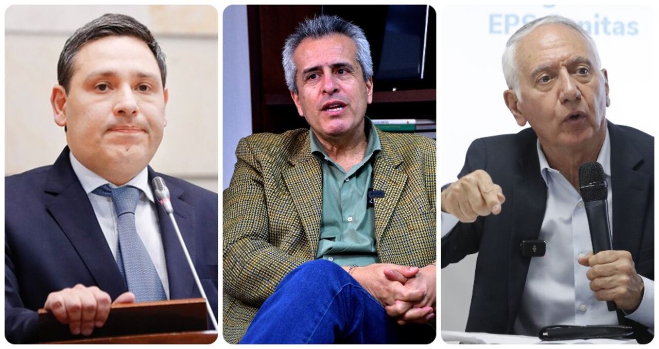 Mauricio Lizcano, Luis Fernando Velasco y Guillermo Alfonso Jaramillo.