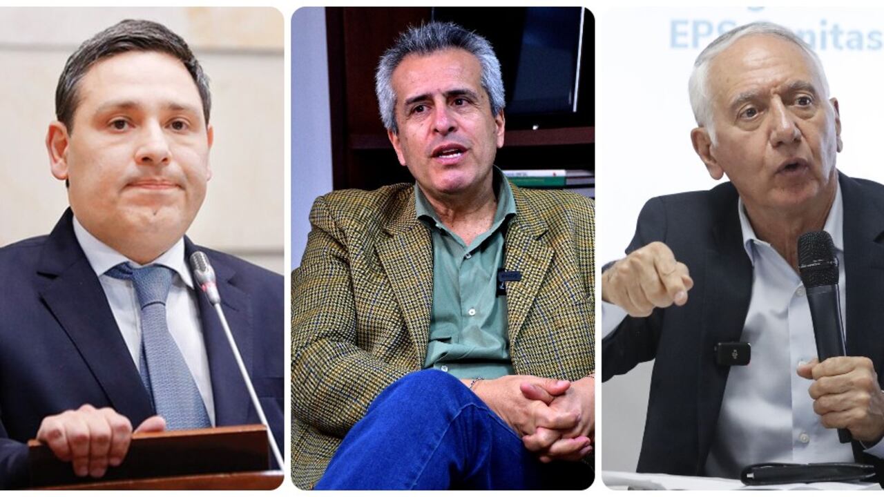 Mauricio Lizcano, Luis Fernando Velasco y Guillermo Alfonso Jaramillo.