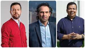 Carlos Fernando Galán, Federico Gutiérrez y Roberto Ortiz