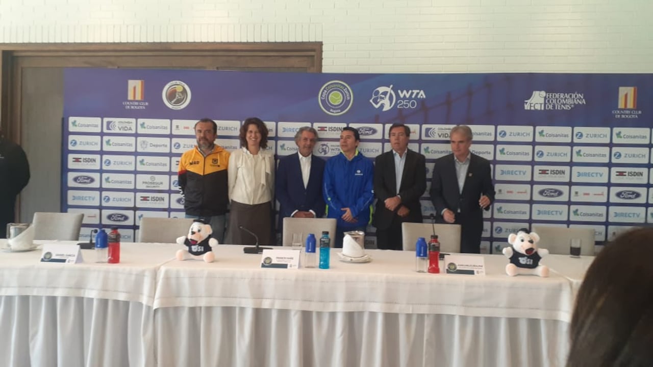 Presentación del WTA 250 de Bogotá.