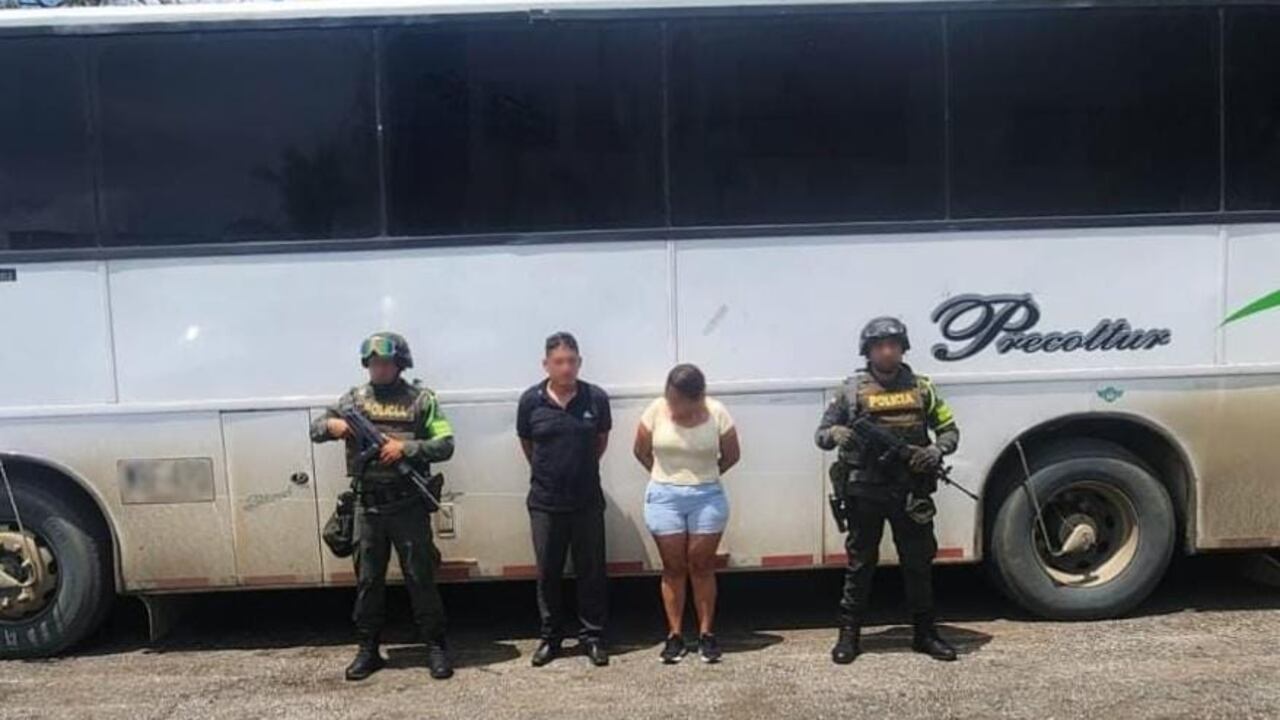 Capturados por presunto tráfico de migrantes en el Urabá antioqueño.