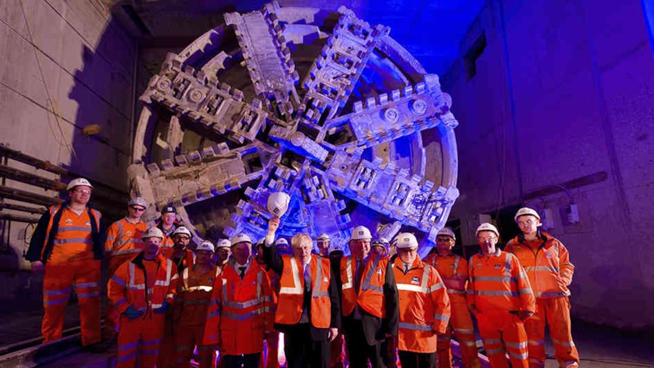 La obra londinense es el resultado de la labor de ingenieros, biólogos y geólogos.