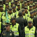 Llegaron a Cali 280 policias que reforzaran la seguridad en la ciudad.
Foto: Jorge Orozco / El País