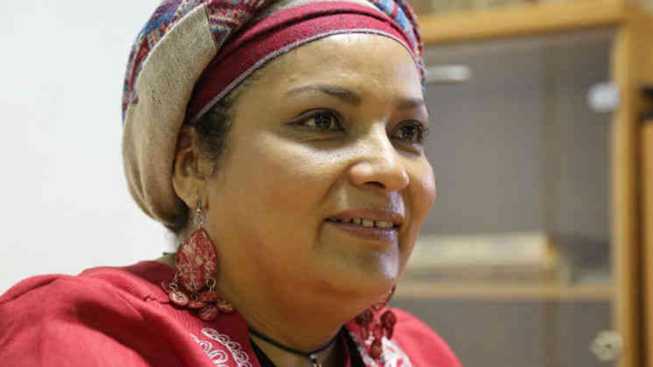 Victoria Sandino, coordinadora de la subcomisión de género de la mesa de conversaciones de La Habana.