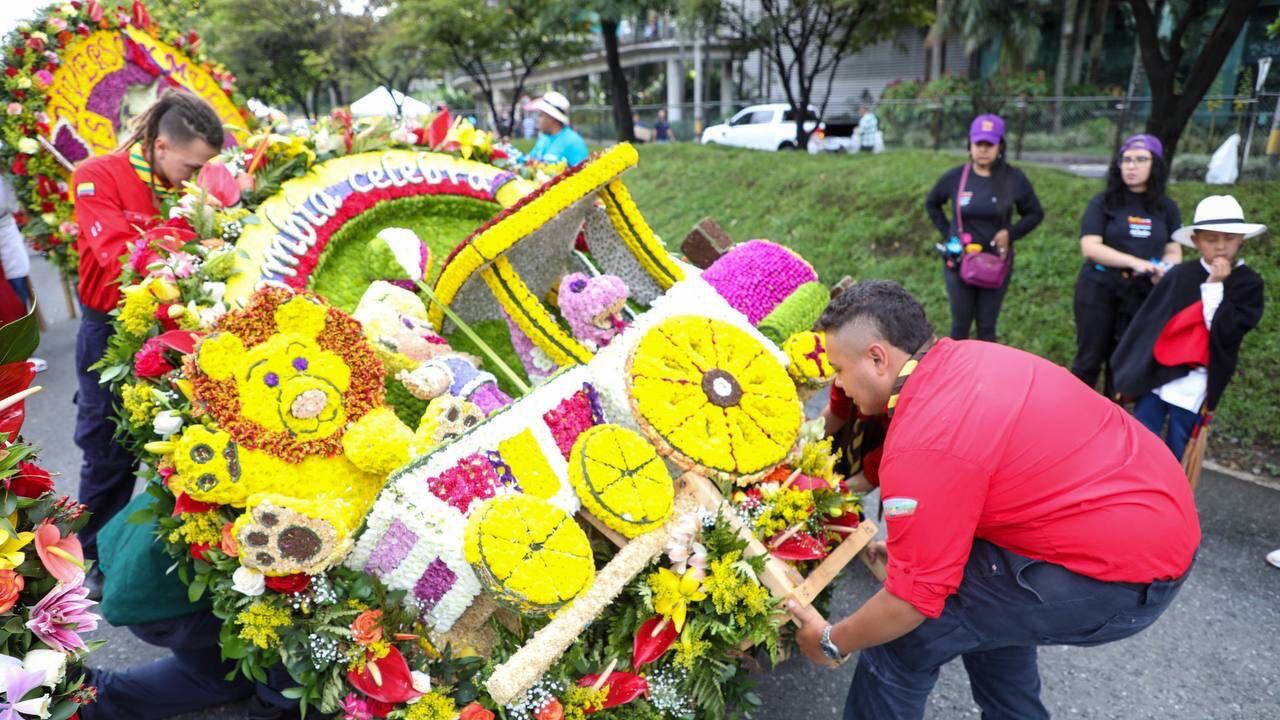 Desfile de silleteros, uno de los eventos más tradicionales de la Feria de las Flores.