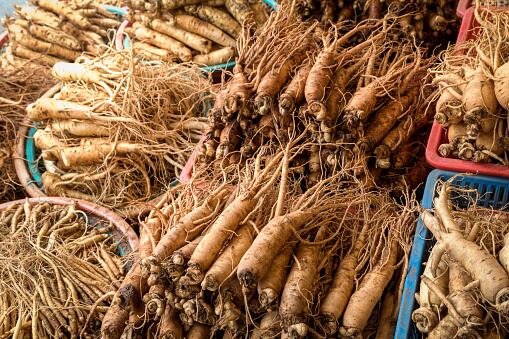 Ginseng coreano aumentar el nivel de energía y reducir el estrés.