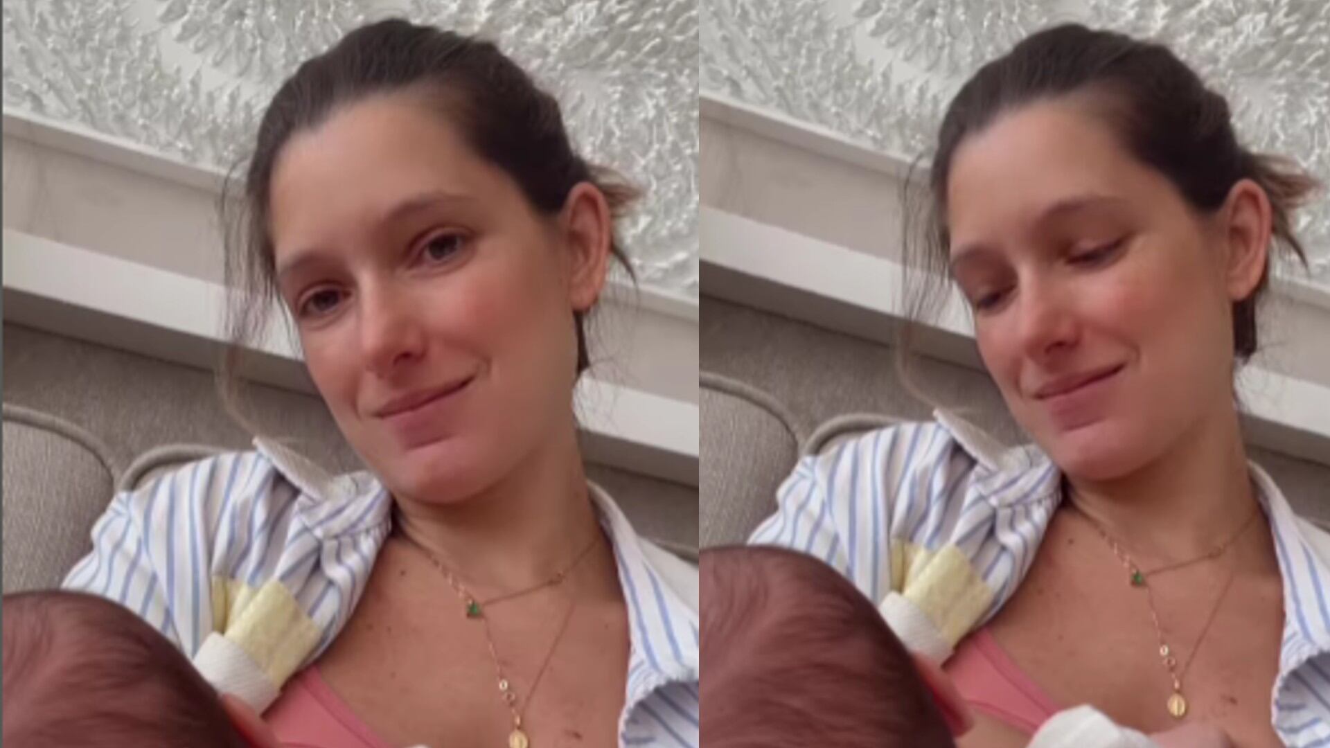 La barranquillera comparte historias sobre como avanza su proceso de maternidad luego de dar a luz a su tercer hijo.