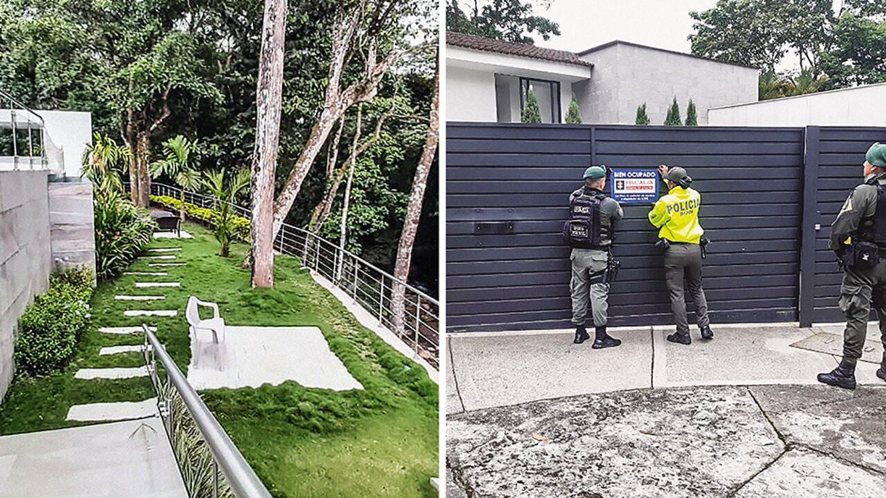 Esta lujosa casa valorada, según la Policía, en más de 4.000 millones de pesos le fue ocupada al secretario de Gobierno del Meta, quien estaría implicado en un grave caso de corrupción.