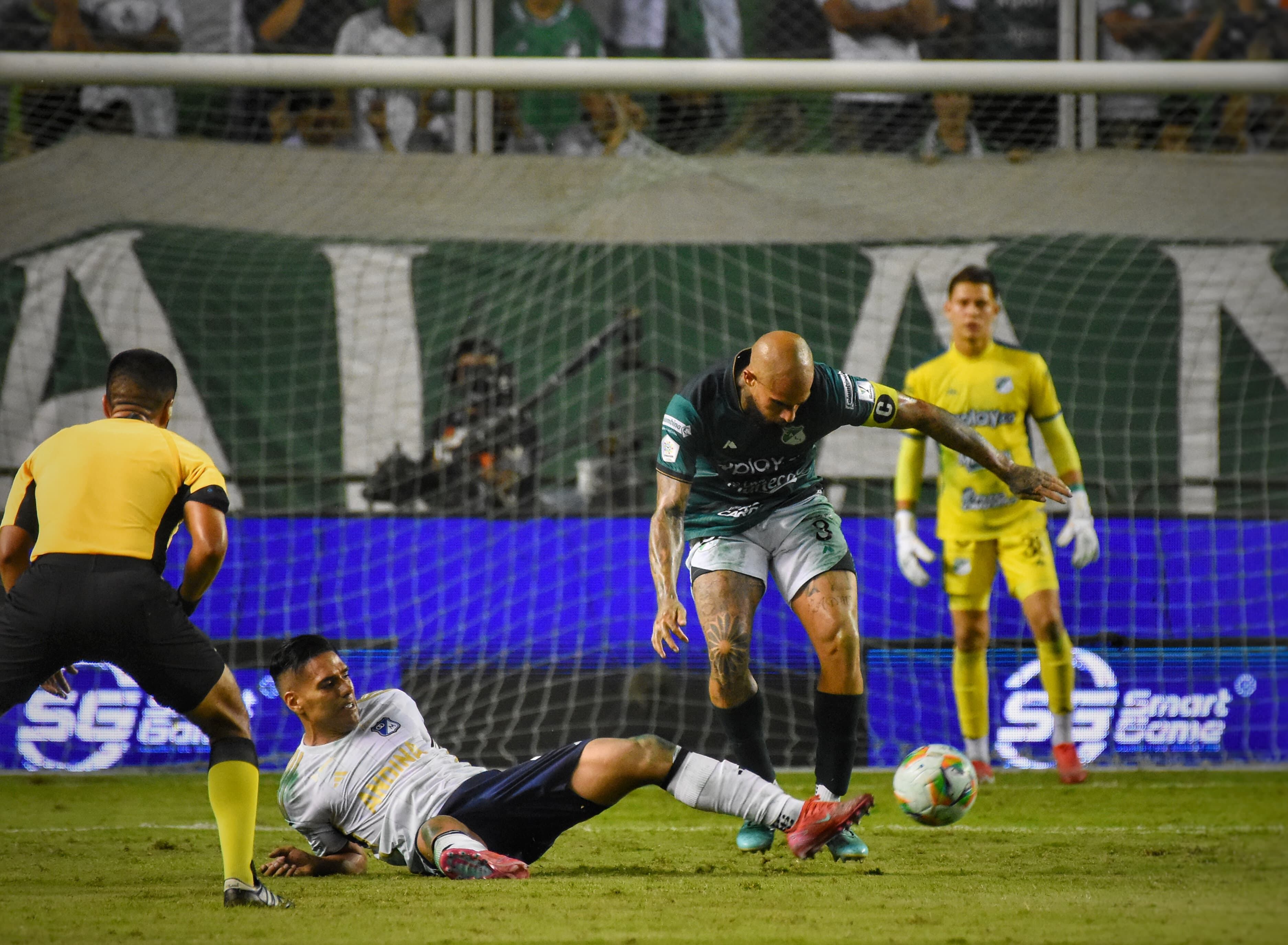 Partido Deportivo Cali vs Millonarios Liga Betplay I 2025, Resultado Parcial 3-0 gana el equipo azucarero