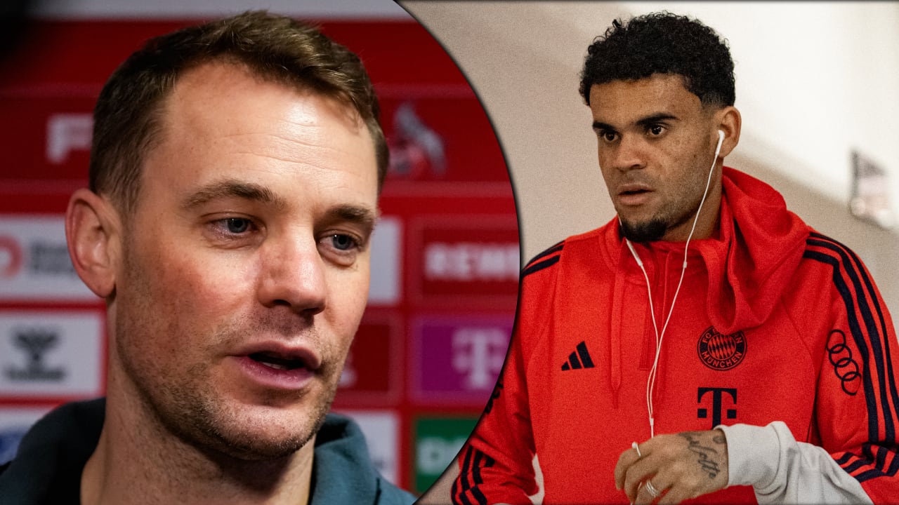 Manuel Neuer está contento con el desempeño de Luis Díaz.