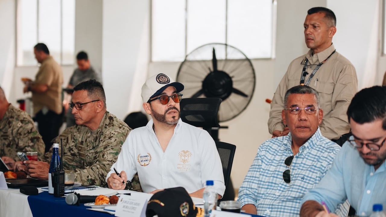 El mandatario de Colombia, Abelardo De La Espriella, presidió el Consejo de Seguridad en Barranquilla.