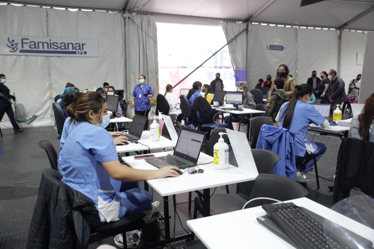 Desde su apertura, el 25 de mayo de 2021, en la carpa de Famisanar en Gran Estación se han aplicado más de 260 mil dosis.