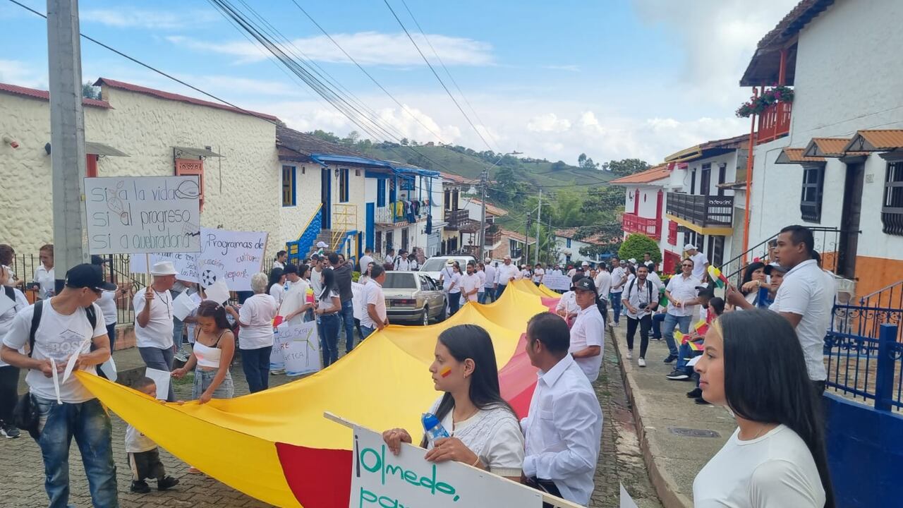 Las manifestaciones podrían llegar a la Plaza de Bolívar en Bogotá.