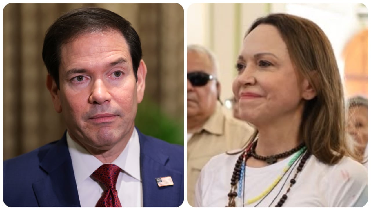 El secretario de Estado de EE. UU., Marco Rubio, se refirió al regreso de María Corina Machado a Venezuela.