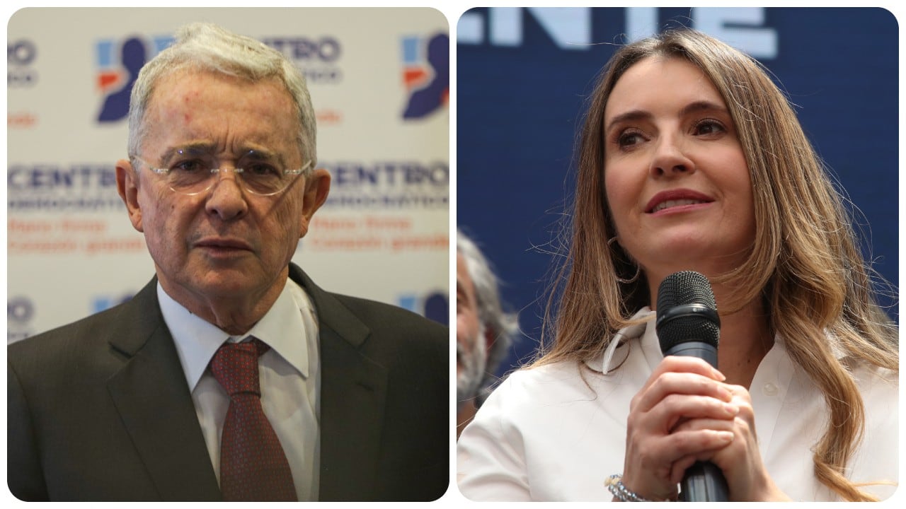 Álvaro Uribe y Paloma Valencia