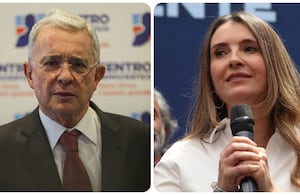 Álvaro Uribe y Paloma Valencia