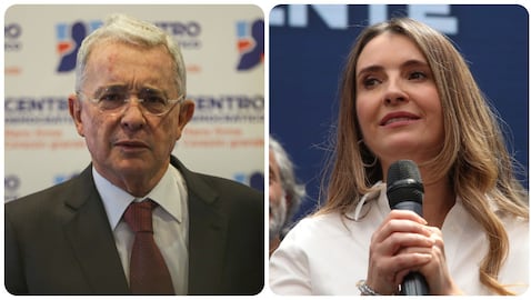 Álvaro Uribe y Paloma Valencia