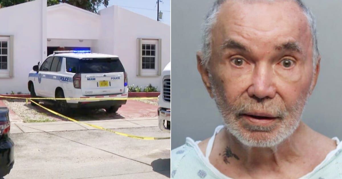 Foto de Jerome John Babij, anciano acusado de asesinato en un asilo de Miami.