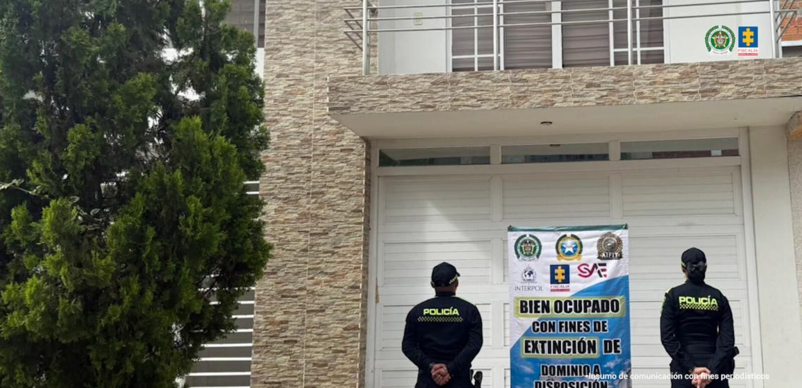 Las propiedades afectadas están representadas en inmuebles urbanos y vehículos, avaluados en algo más de 2.900 millones de pesos.